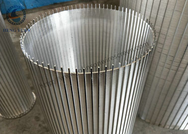 Keranjang Filter Layar Johnson Grade 304, Drum Wire Mesh Pengolahan Air