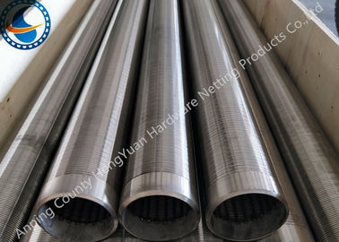 Filtrasi V Bentuk Wedge Wire Mesh Sand Control Bahan Stainless Steel