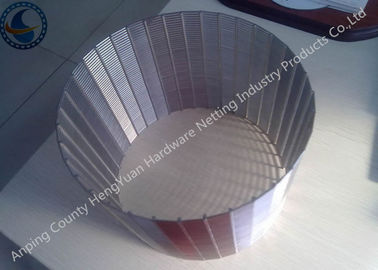 Layar Kawat Wedge Stainless Steel LGG Vee Anti - Korosi Kawat Profil 1,5 * 2mm