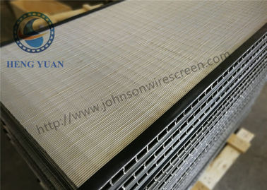 Stainless Steel Welded Wedge Wire Screen Sieve Plate Untuk Coal Washer