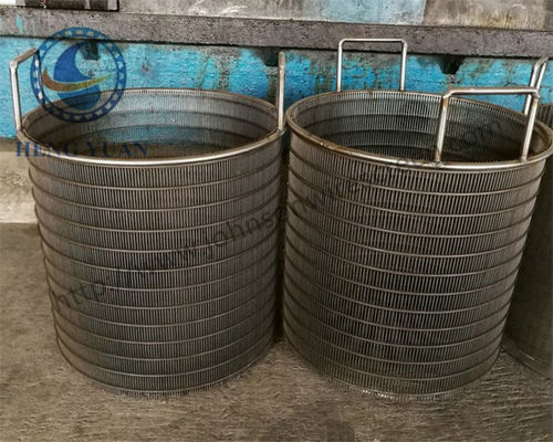 Keranjang Silinder Kawat Kelas 304, Layar Drum Berputar Pengolahan Air
