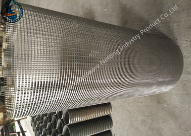 Celah Besar Hingga 30mm Panel Layar Kawat Wedge Untuk Filtrasi Gas / Padat