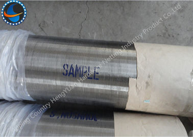 Pipa Layar Pembungkus Kawat Berulir Stainless Steel STC Untuk Sumur Air Dan Sumur Minyak