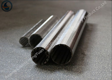 Slot Continuous Cylinder Wedge Wire Mesh Anti-Korosi Terdaftar ISO9001-2008