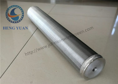 Ukuran Slot 1.0 Mm Rotary Screen Drum Back Flush Filter Bahan Stainless Steel 316L