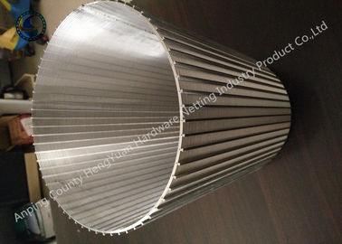 80cm Tinggi Rotary Screen Drum / Wedge Wire Cylinder Screen Back Wash Filter