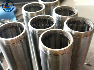 Stainless Steel 304 Wedge Wire Screen Dengan M60 × 1.5MM Male Threaded