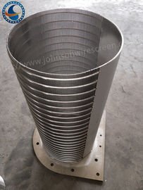 Stainless Steel 316L Rotary Screen Drum Wire Strainer Basket Diameter 520 Mm