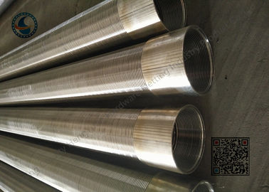 304/316L Vee Round Well Screen Pipe Tahan Lama Untuk Pengeboran Sumur Air
