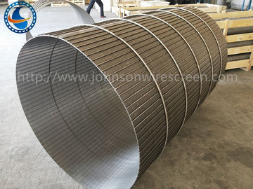 Diameter Dalam 1250mm Wire Mesh Drum Dilas Penuh Untuk Air Limbah