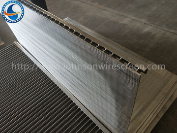 Panel Layar Kawat Wedge Tahan Lama Slot 1mm Untuk Filtrasi Cair / Padat