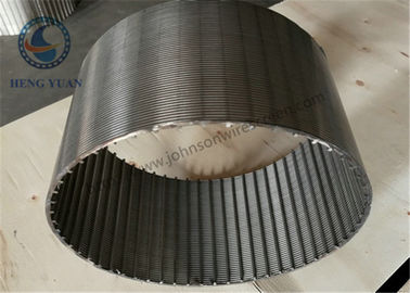 Filtrasi Tinggi Ss 304 Johnson Wire Screen V Berbentuk Slot 0.25mm