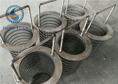 Layar Pasir Rotary Profesional Johnson Drum Screen Filter Ketahanan Korosi