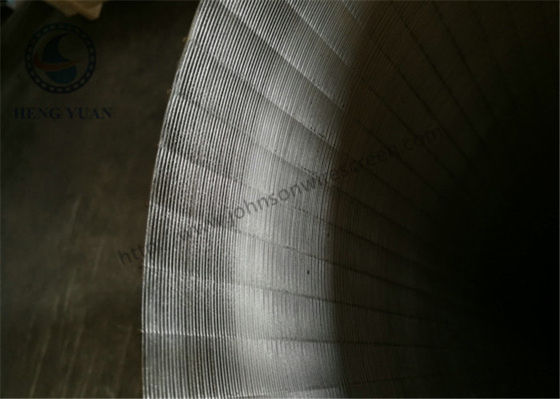 V Shape Self Cleaning Rotary Filter Cylinder 300mm-3000mm Panjang Standar ISO9000