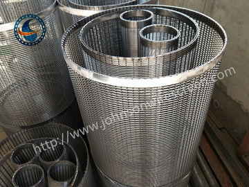 Filter Wedge Wire Mesh Kapasitas Tinggi Dengan Flange Dan Weld Rings