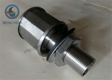 Sistem Pengolahan Air Nozzle Filter Air Berulir 316L NPT Stainless Steel