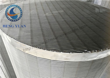 Diameter Besar Profil Kawat Layar Pipa Stainless Steel Untuk Filter Air