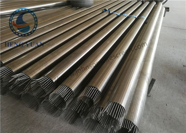 Kekuatan Tinggi 6 Meter Johnson Vee Wire Screen 205/304/304L/316L Grade
