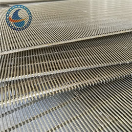 Ss 304 0.7mm Slot Wedge Wire Panel Layar Untuk Pemisahan Cairan Padat