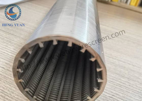 Slot 60 Johnson Wire Screen Wedge Shaped Filter Element Untuk Pemutaran