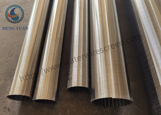 Stainless 304 Wound Johnson Wedge Wire Screens Untuk Sumur Air