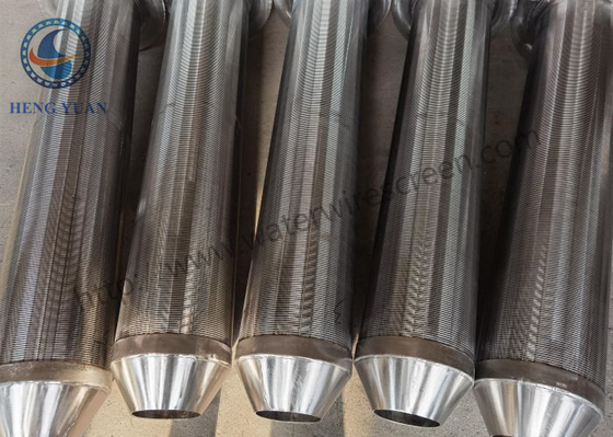 Ss 201 321 304 Johnson Vee Wire Screen 40 Slot Od 219 Sumur Air Dalam