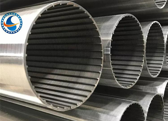 0.5mm Slot Johnson Type Wedge Wire Screen Filter Stainless Steel