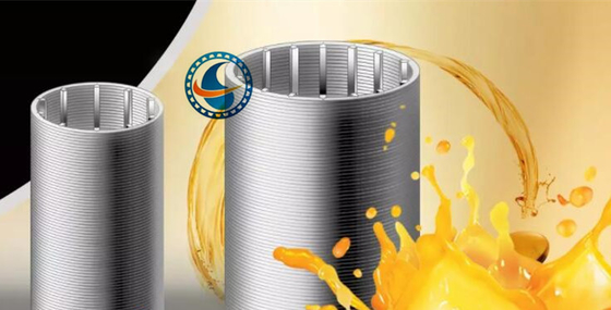 Layar Filter Kawat Vee Stainless Steel 89mm Disesuaikan Untuk Cairan