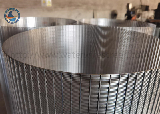 Stainless Steel 321 Slot Luka Johnson Vee Wire Screen Cylinder Untuk Strainer
