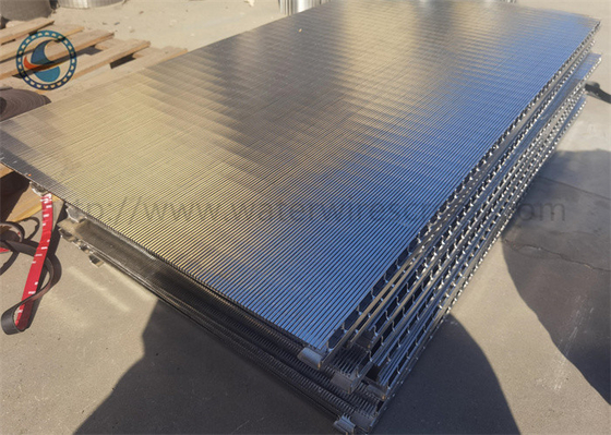 Panel Filter Layar Johnson Wedge V Wire Untuk Peralatan Bir